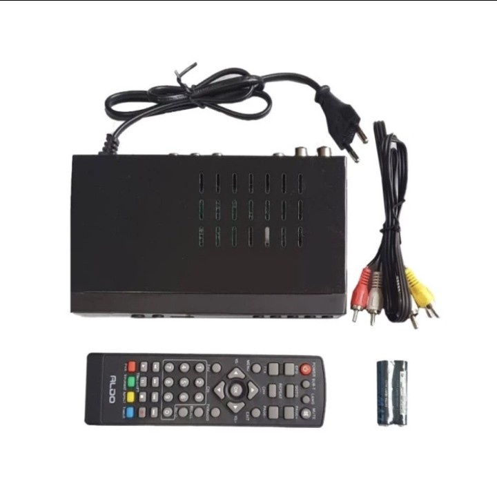 TV Digital Receiver Set Top Box Aldo STB 03 DVBT2 Full HD 1080p