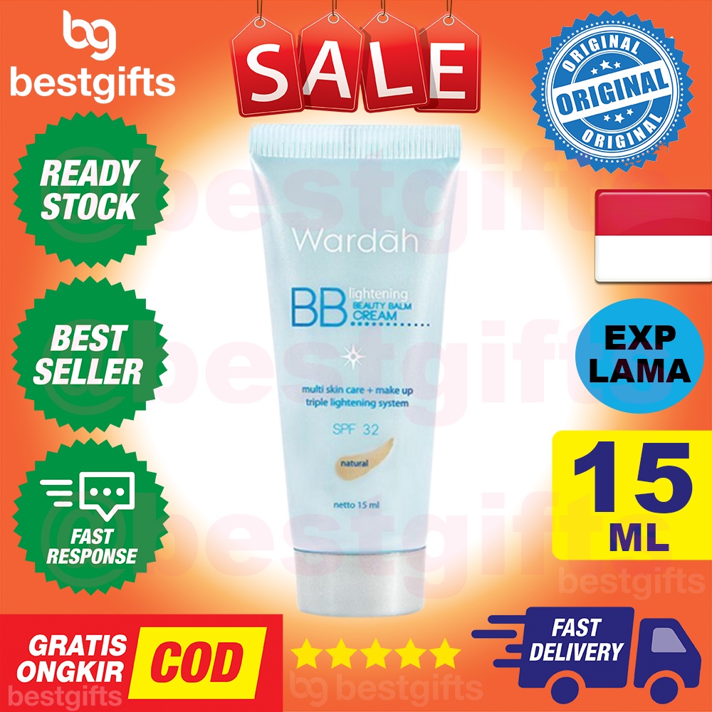 WARDAH LIGHTENING BB CREAM SPF 32 PA+++ LICORICE EXTRACT DAN VITAMIN B3 15 ML