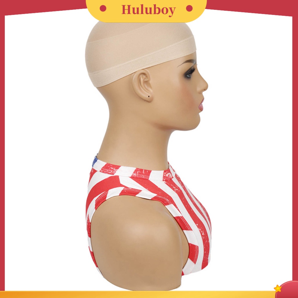 2pcs / Set Topi Stocking Wig Elastisitas Tinggi Untuk Cosplay