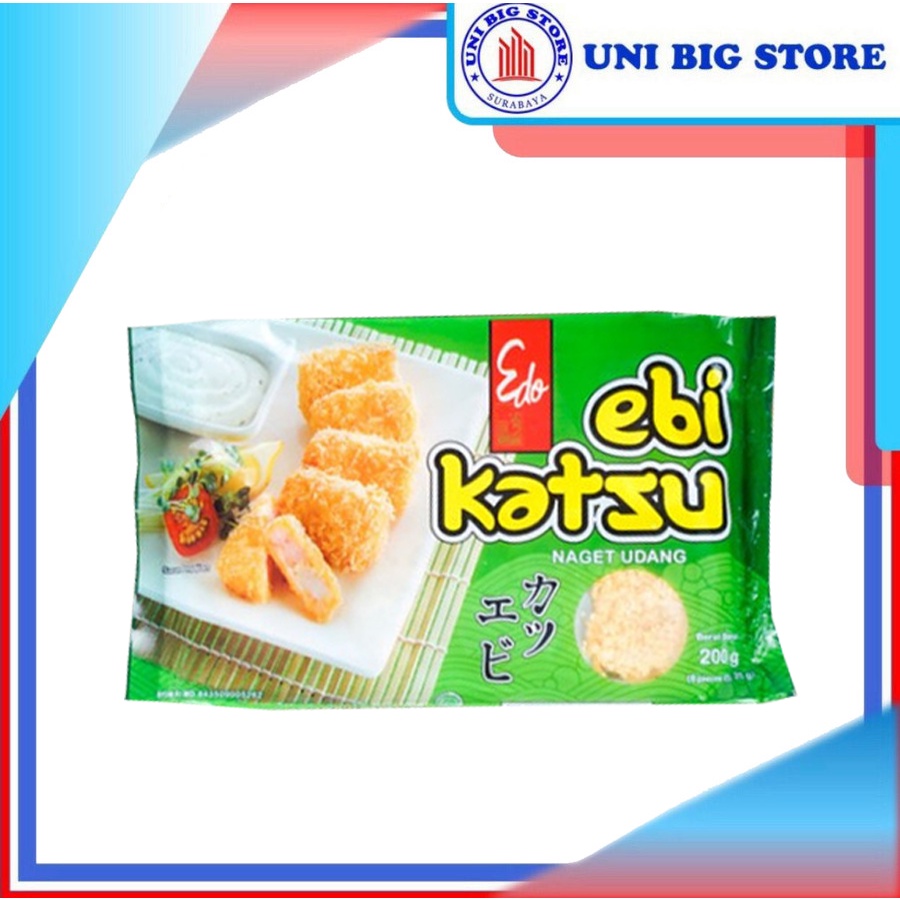 

Edo Ebi Katsu 200 gr Naget Nugget Udang