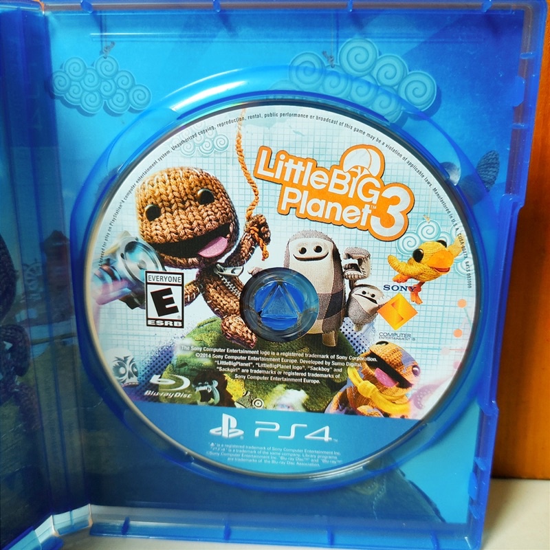 Little Big Planet 3 PS4 Kaset Littlebig Planet 3 Playstation PS 4 5 CD BD Game Games anak reg3 reg 3 R3 asian req 3 bluray disc blu-ray seken second bekas like new baru 2nd litle sack boy3 sackboy a big adventure region asia original big planet3 sack boy