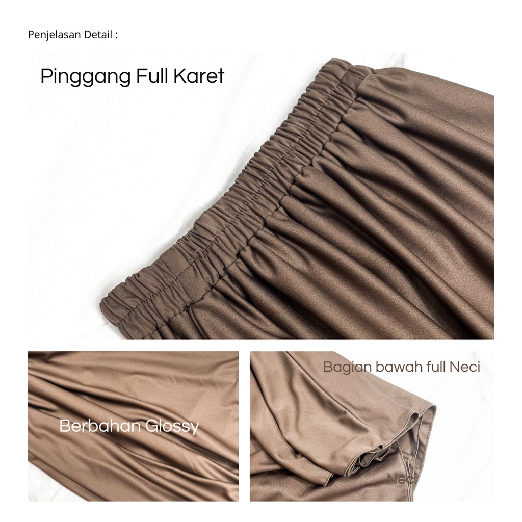 ROK POLOS 100CM - BASIC SKIRT 100CM- Bawahan Wanita Polos