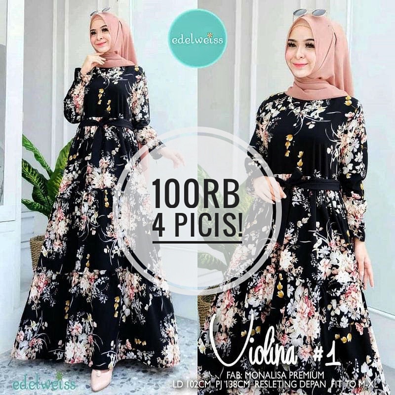 PAKET 100 RIBU DAPAT 4 GAMIS SAKURA / 4 PICIS GAMIS COD / KATUN JEPANG PREMIUM