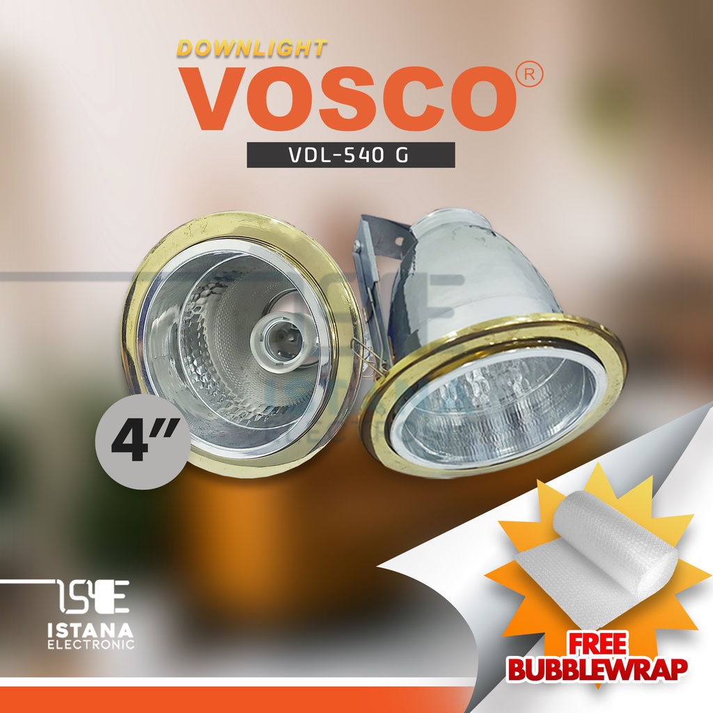 Downlight Lampu Termurah!  3.5 s.d 5 inch MATERIAL PREMIUM, BEST SELLER 3.5 Inch , 4 Inch DAN 5 Inch (Tinggi Fitting Dapat Di Stel) E27 Bulat / Lampu Plafon material Chrome FREE ONGKIR