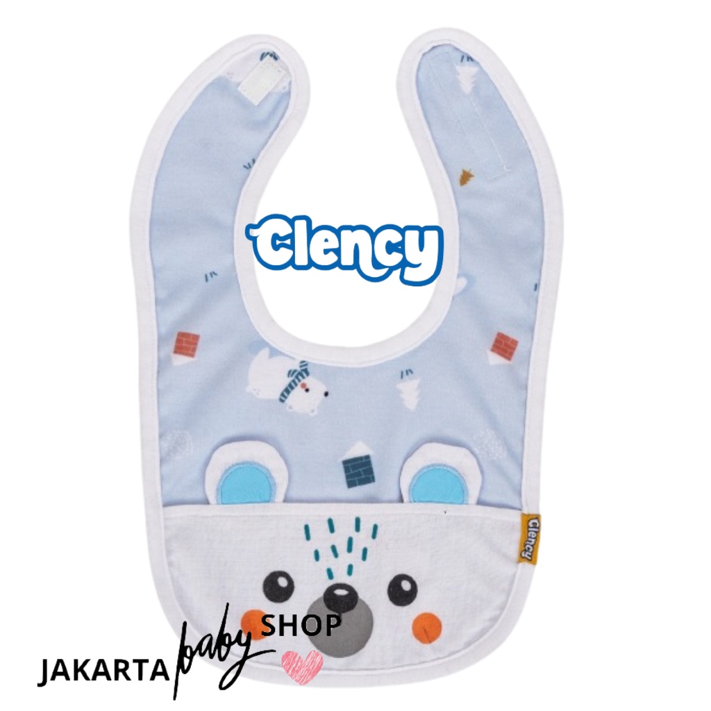 SLUBBER / SLABBER / ADAY / CELEMEK MAKAN BAYI SAKU PRINT CLENCY CLS504456