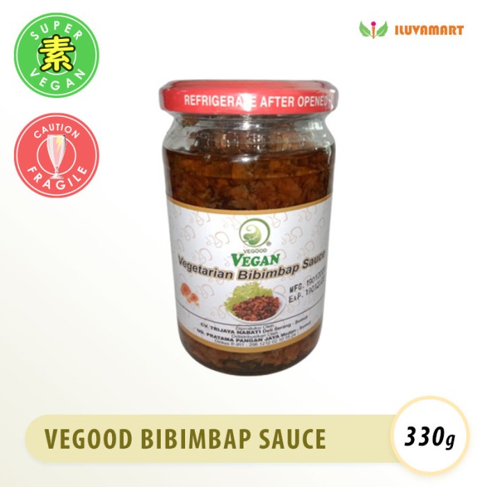 

⭐BISA COD⭐ Vegood VEGETARIAN BIBIMBAP SAUCE INSTANT VEGAN 330gr Korean Food