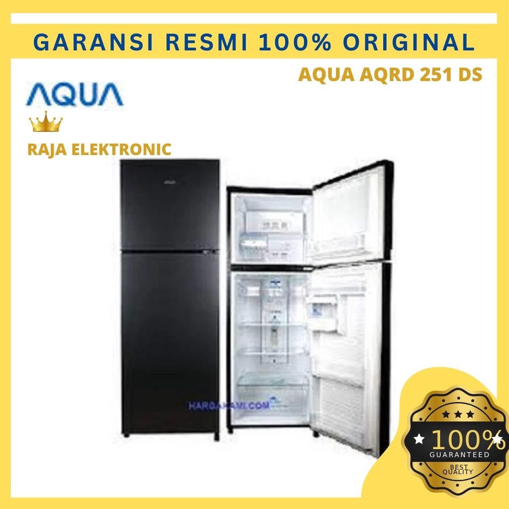 KULKAS 2 PINTU AQUA AQRD 251 DS LS AQRD 251 DS LS - Kulas Aqua 251 DS