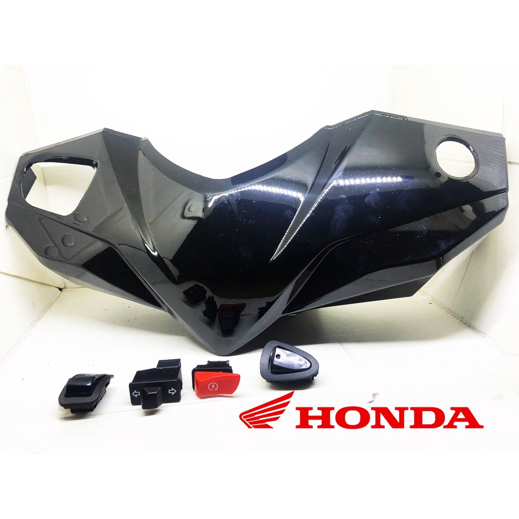 batok kepala depan honda beat fi 2013 2014 hitam stater kasar + saklar set vietnam