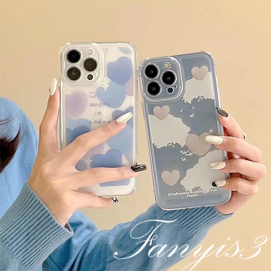 Realme C55 C35 C31 9 Pro+ C25Y C21Y C25 C25s C12 C21 C20 C20A C11 C17 7i C15 8 7 6 5 Pro 8i 5i 5s 6i Soft Case TPU Motif Awan Untuk