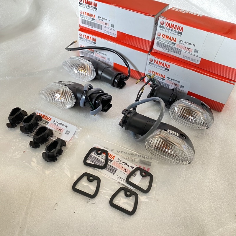 LAMPU SEIN SEN RITING SET DEPAN DAN BELAKANG RXK RX KING RXKING NEW PEREDAM 2007-2009 SET ORIGINAL Y