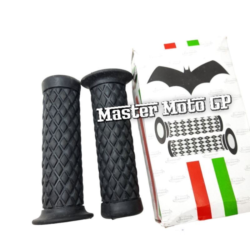 Grip wajik diamond Lokal  Grip wajik oriete classic caferacer Grip diamond wajik scoopy fino vespa beat vario150 scooter handfat handgrip variasi motor