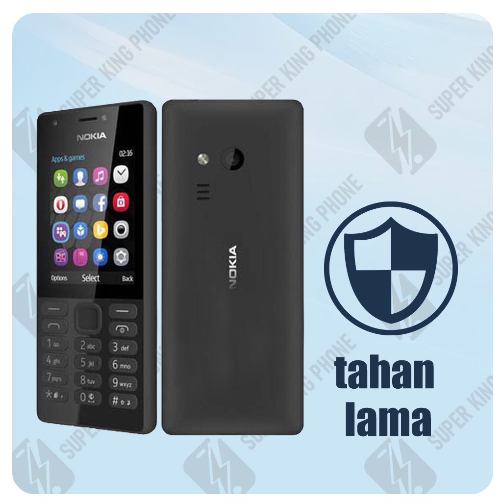 Super King Nokia 216 Mobile Phone dual SIM HP murah jadul Garansi Toko