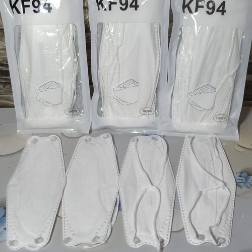 MASKER HIJAB HEADLOOP MUSLIM JILBAB KF94 | isi 10 ABU-ABU | non medis non surgical