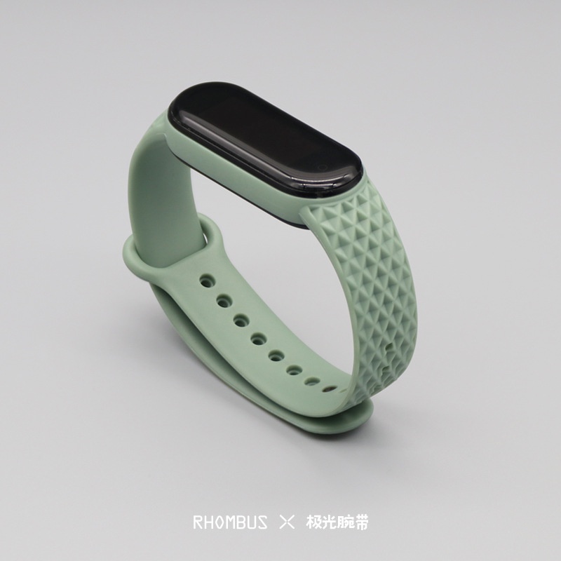 Pola Berlian Strap XiaoMi Mi Band 6 / Mi Band 5 / Mi Band 4 / Mi Band 3  Tail XiaoMi Mi Band