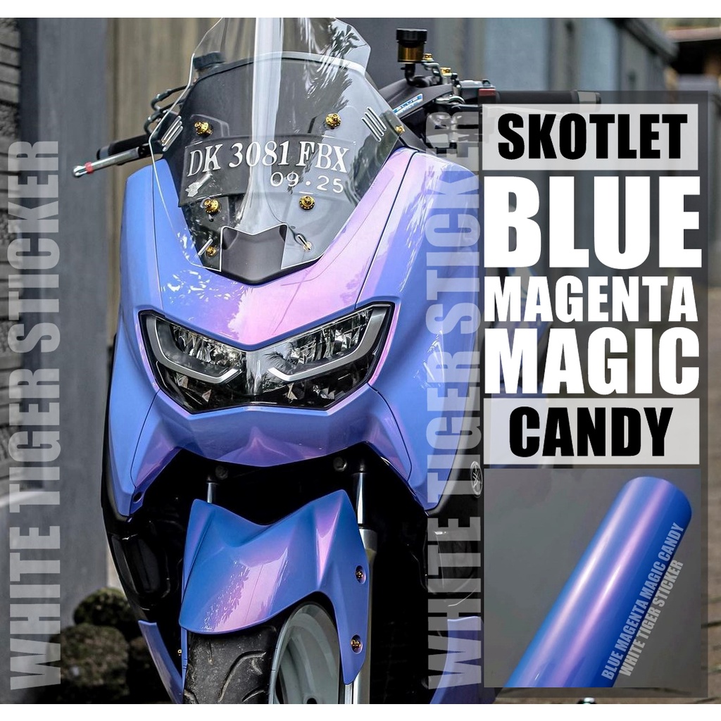 SKOTLET STIKER MOTOR BIRU LEMBAYUNG SKOTLET BIRU MAGENTA LEMBAYUNG SKOTLET BIRU LEMBAYUNG PINK