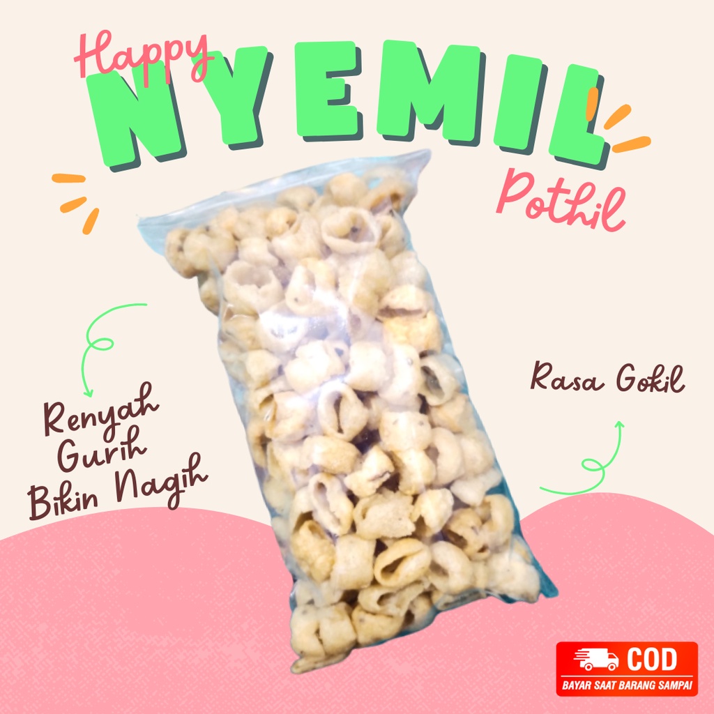 

Pothil Ketumbar Khas Magelang Gurih Renyah Tidak Keras Free Bubble Wrap dan Kardus