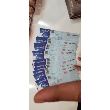 Voucher Gift Card Sodexo Pecahan 50k Paket 1,05juta Dapat 1,1juta