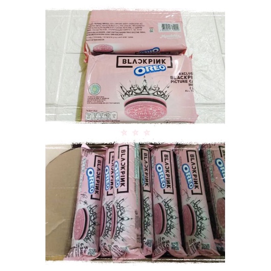 

oreo black pink beli yg kotak gratis yg panjang