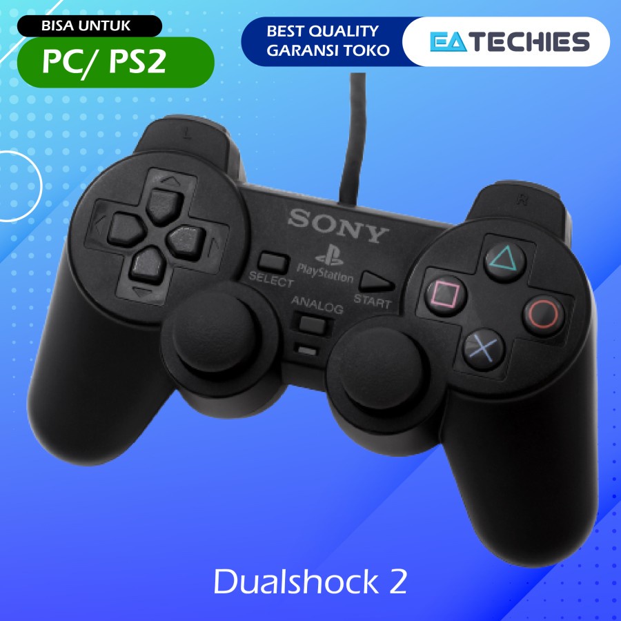 Stick / Stik / Joystick PS2 Hitam Black Original 100%