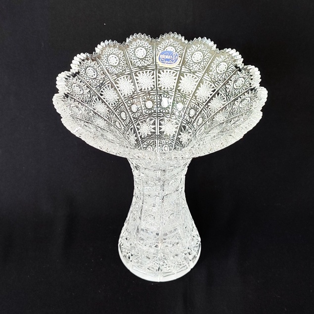 Bohemia Crystal 500PK Waterfall Vase - Vas Air Mancur Kristal Bohemia 500 PK – 100% Authentic