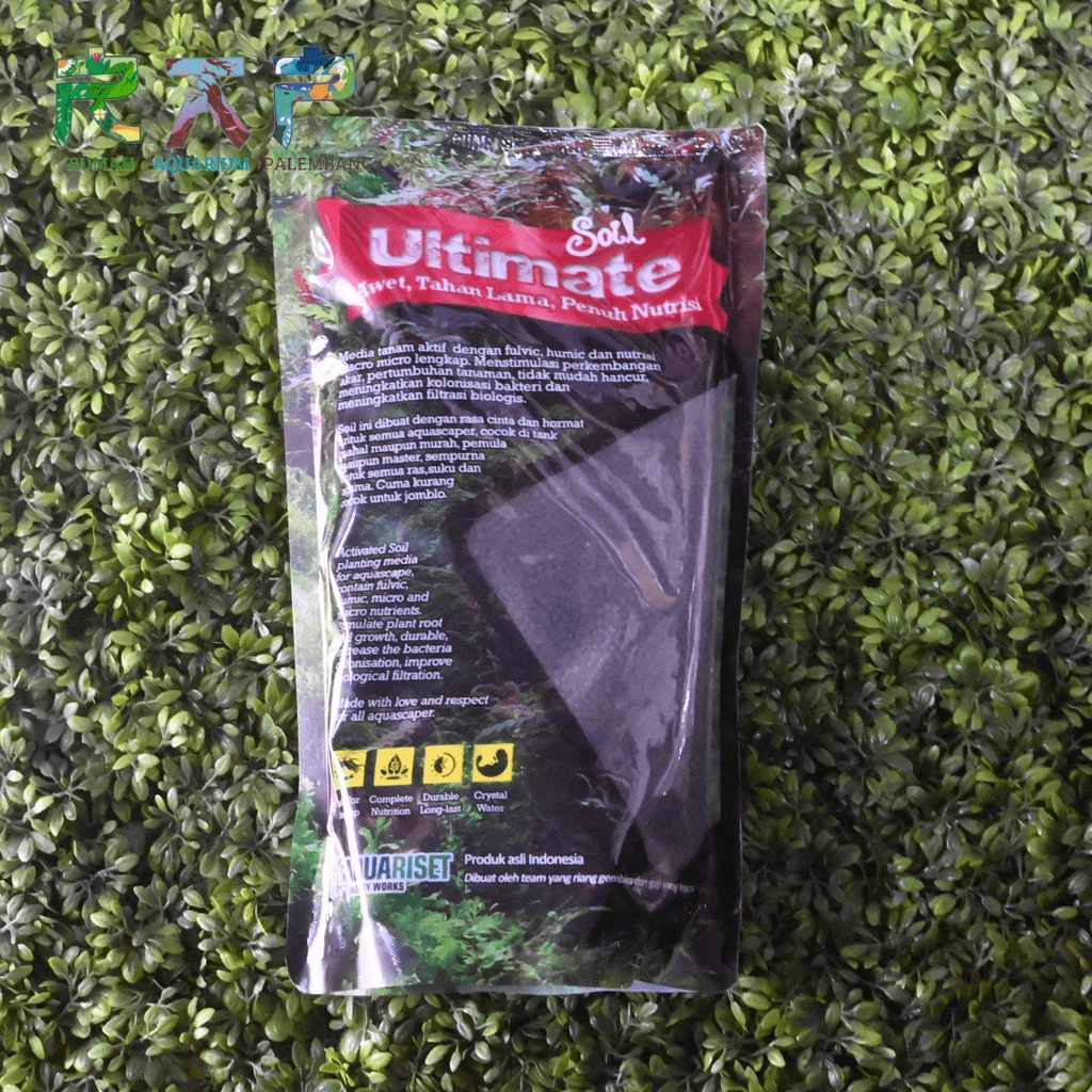 Ultimate Soil 1kg AquaRiset Substrate Media Tanam Aquascape