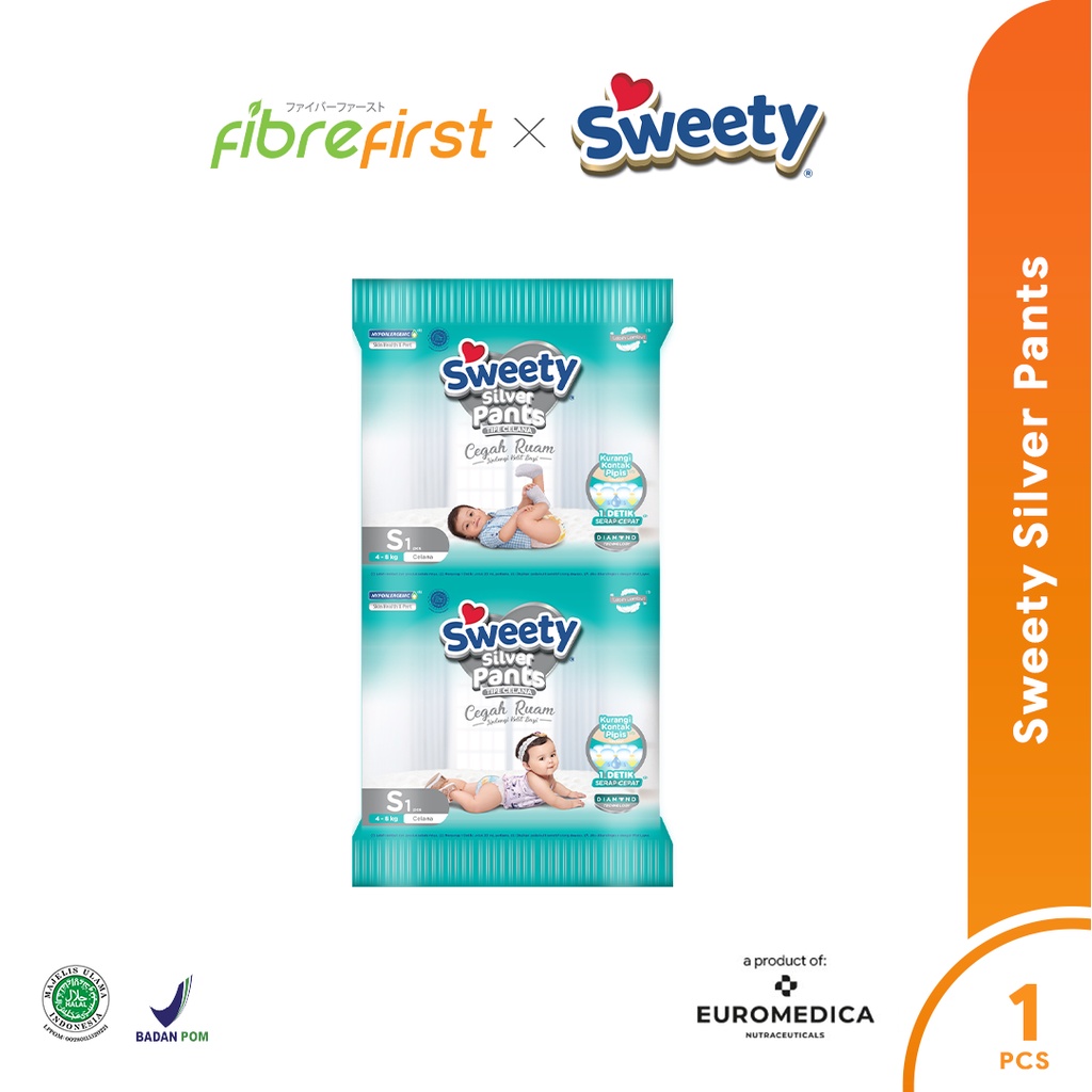 Sweety Silver Pants S 1pc