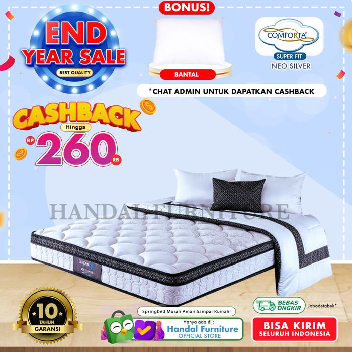 Comforta Hanya Kasur Spring Bed Super Fit Silver 120X200