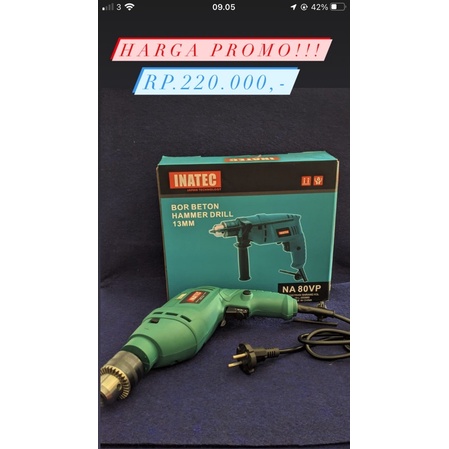 Bor inatec 13 mm NA 80 VP