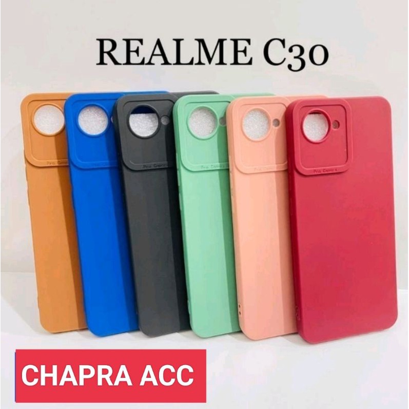 Type Hp REALME C33 C30 Soft case/slikon/kondom/case terbaru macaron pro camera/kamera