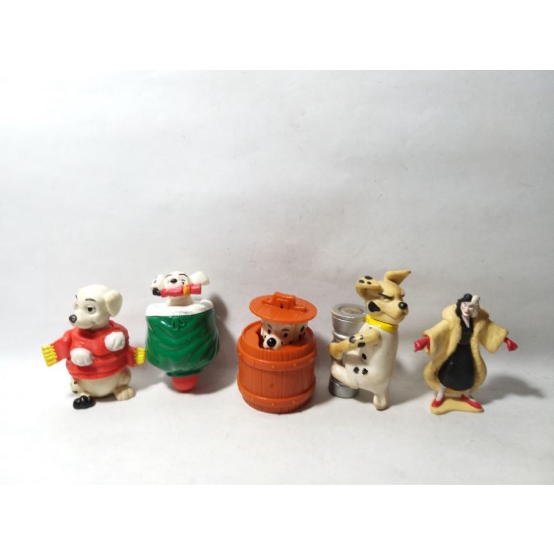 101 Dalmatians Barrel Tong Drum Dalmatian Cruella Cruela Devil De Vil Disney Mcdonalds Mcd Happy Mea