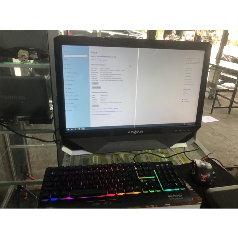Pc alI in One Bekas Advance Core i3