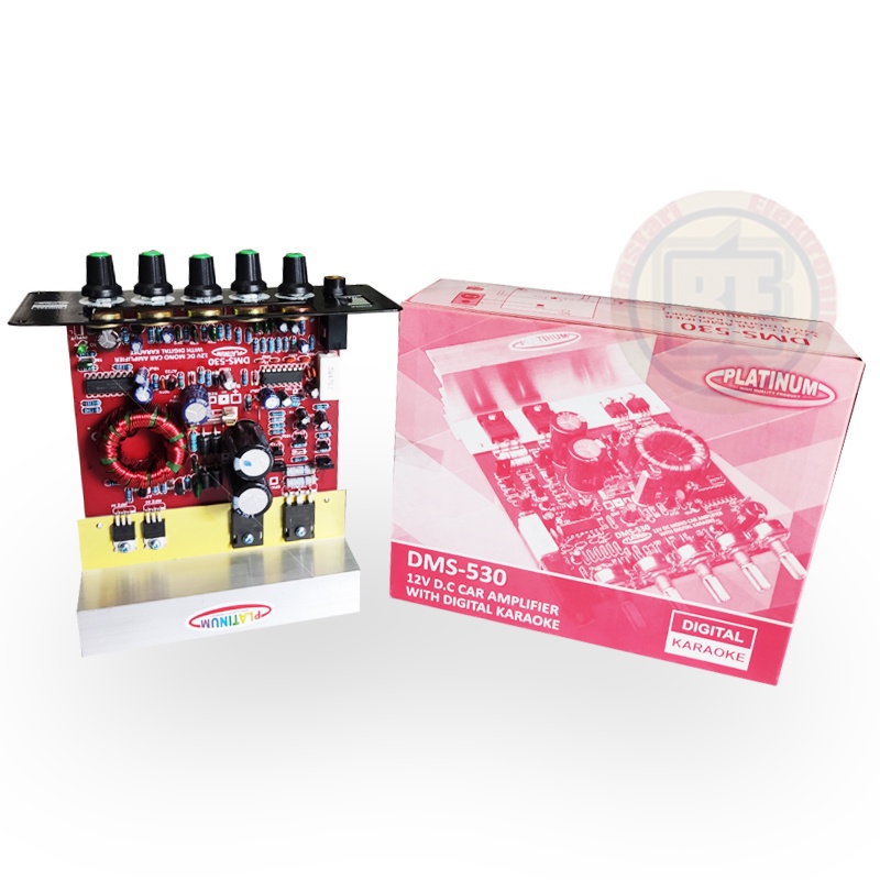 KIT POWER SPEAKER AKTIF MONO 12V DMS 530 AKI ACCU MOBIL CAR AMPLIFIER