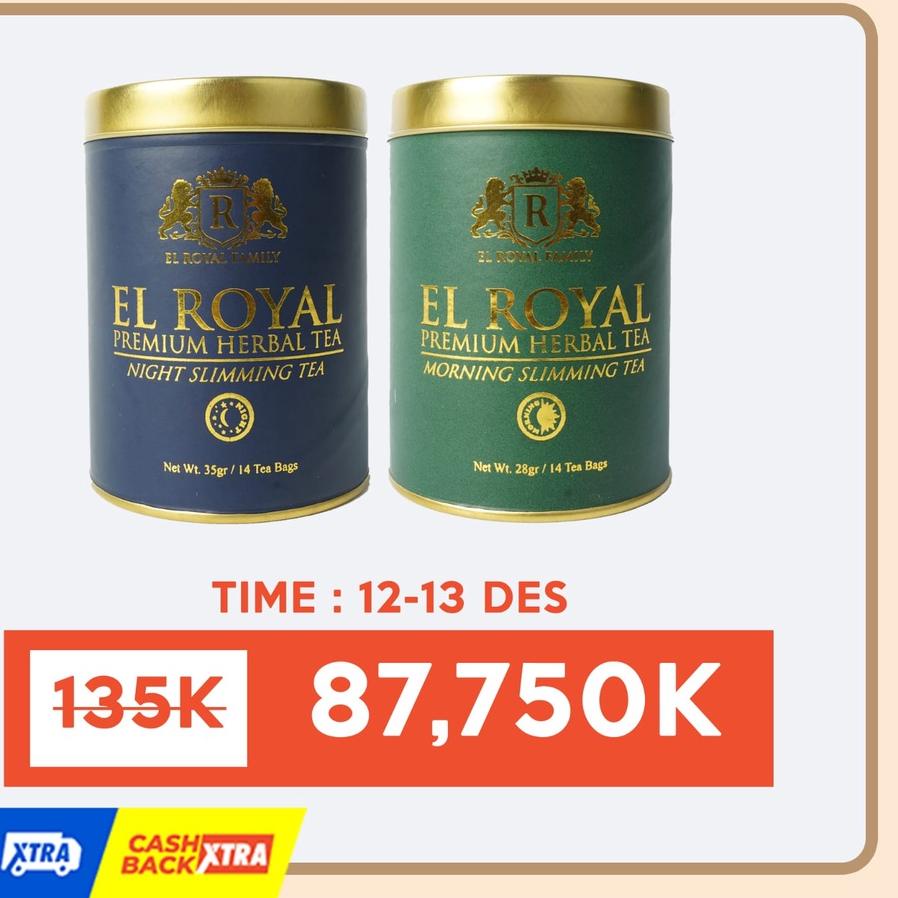 

Menarik El Royal Premium Herbal Tea (1 Paket) | 1 Morning Slimming Tea - 1 Night Slimming Tea$