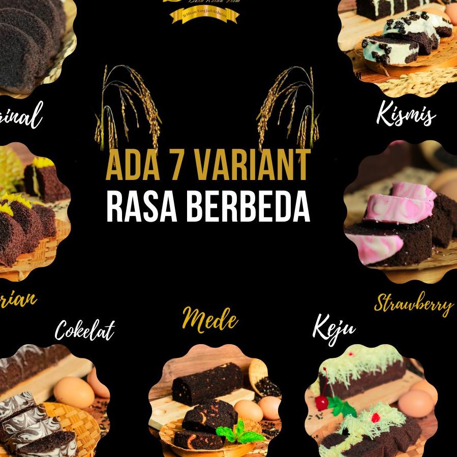 

♠ Boketem - Bolu Ketan Hitam - Original - Oleh Oleh Bandung
