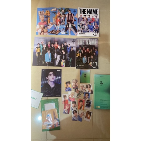 [Ready Stock] Sharing Photobook Seventeen The Name : 17 PC Seventeen SVT Seungkwan Dino Hoshi Wonwoo