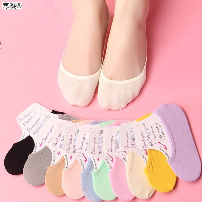 Kaos Kaki Pendek Invisible Socks Polos Kaos Kaki Setumit Bawah Kaki Mata 19