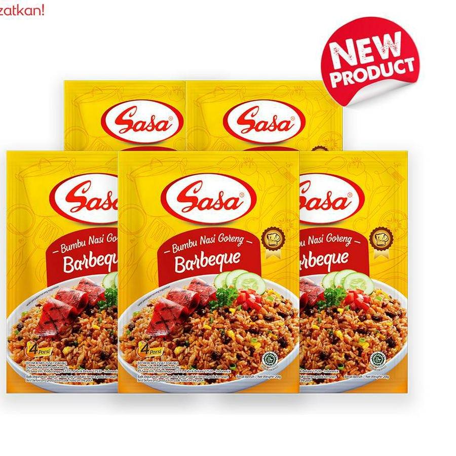 

ㅦ Sasa Bumbu Nasi Goreng Barbeque 20gr x 5pcs が