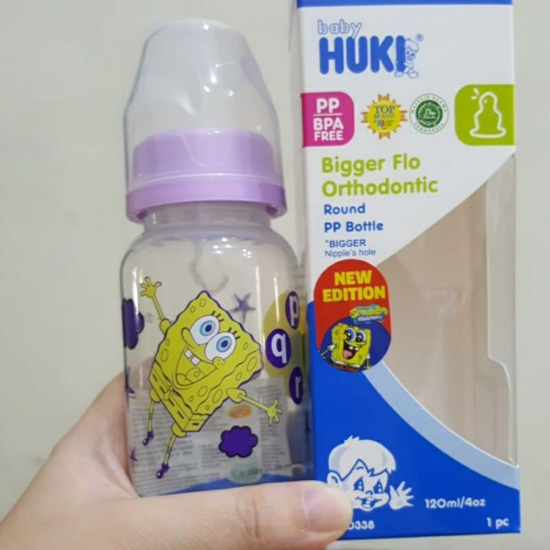 HUKI BTL PP BIGGER FLO 120ML CT0338