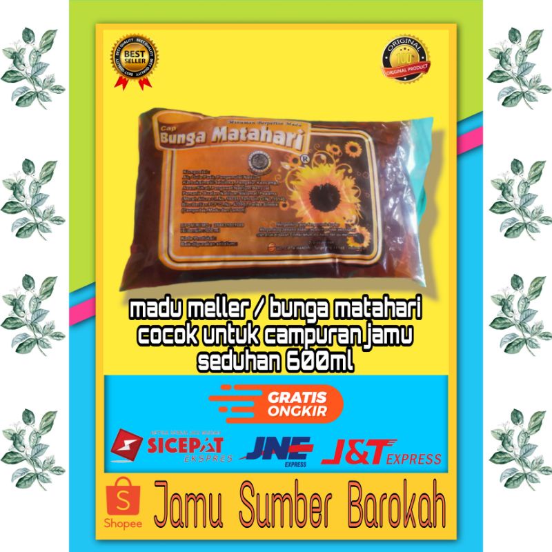 

Madu Meller / madu bunga matahari 600 ml cocok untuk campuran jamu seduhan
