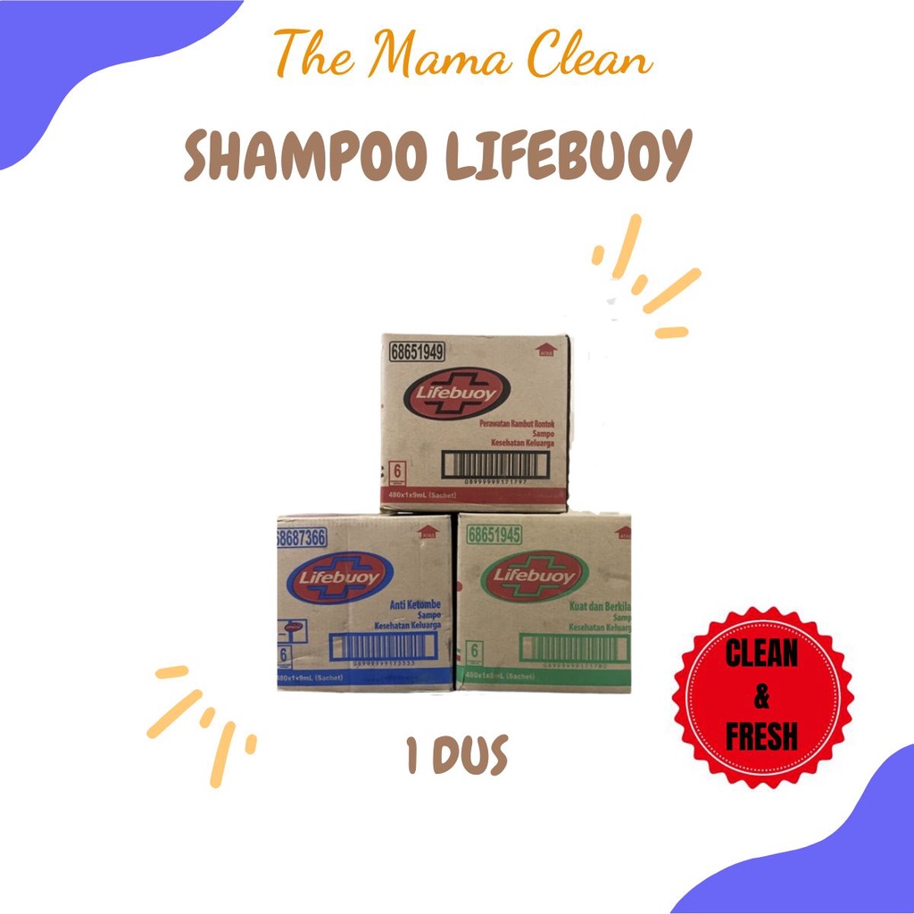 SHAMPOO LIFEBUOY 9ML 1 DUS = 480 SACHET