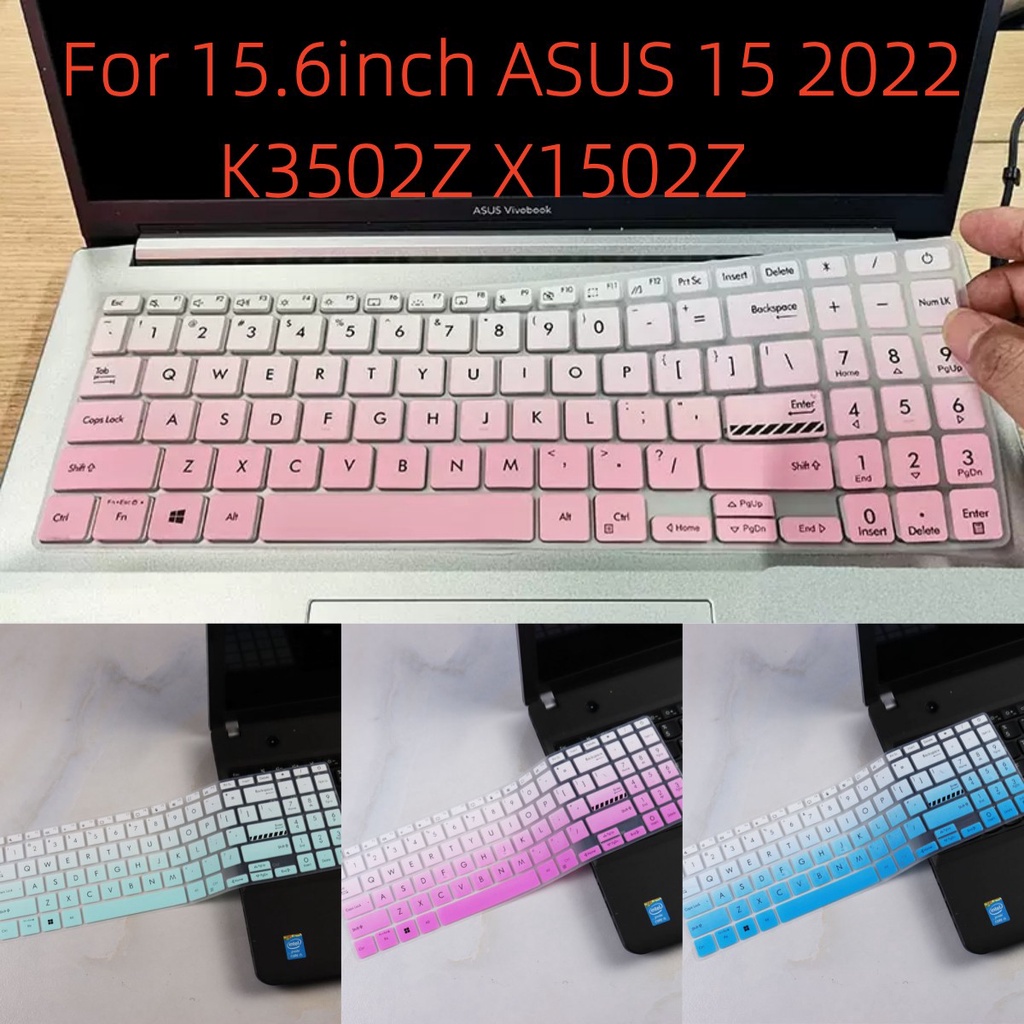 Untuk 15.6inch ASUS 15.6inch 2022 K3502Z X1502Z Notebook Silikon Laptop Waterproof Dust-proof Keyboard Cover Pelindung Kulit