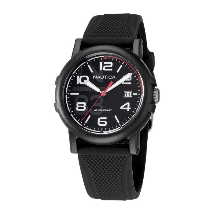 Nautica jam tangan pria Es Pujols NAPEPF108 Hitam