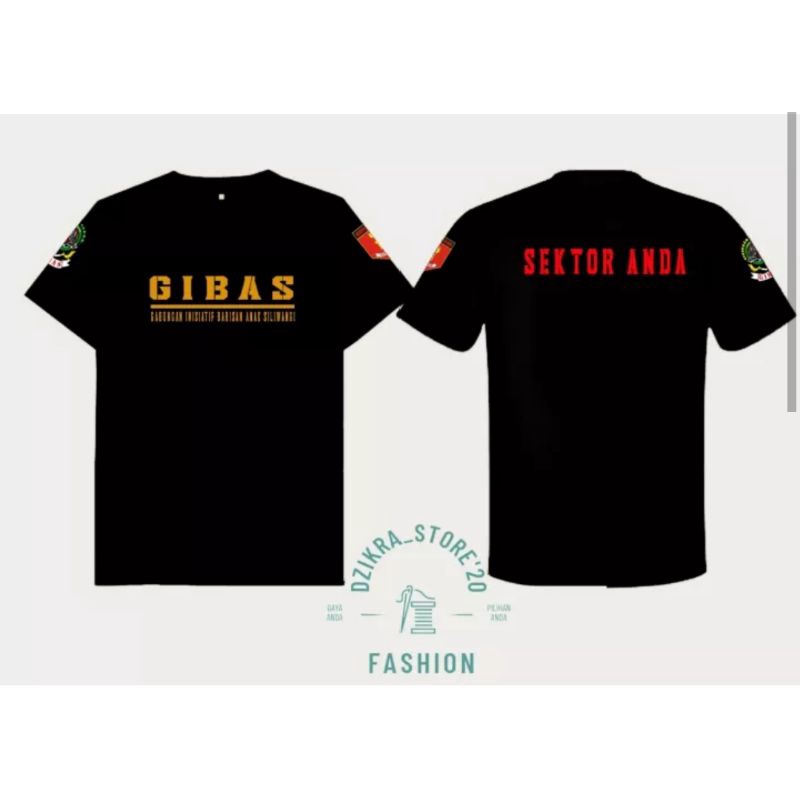 kastem nama sektor anda//kaos gibas//kaos ormas gibas//atribut gibas//baju gibas
