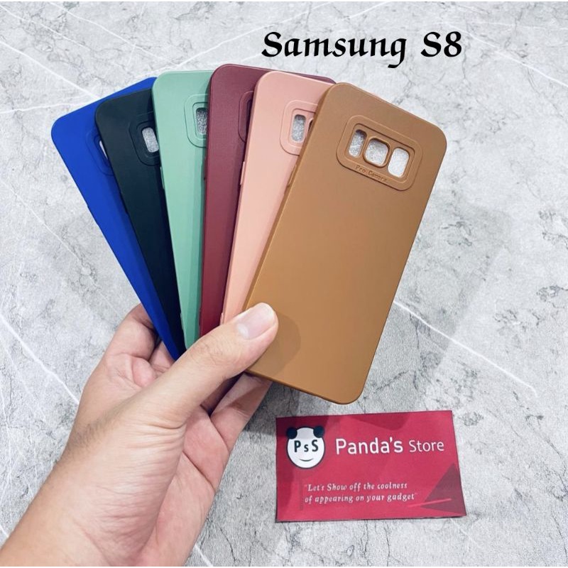 Softcase Pro Camera Samsung S8 Candy Case Full Color 3D Silikon TPU