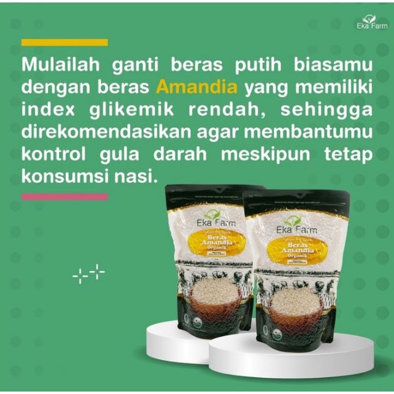 

Beras DIABETES Amandia Organik Eka FARM
