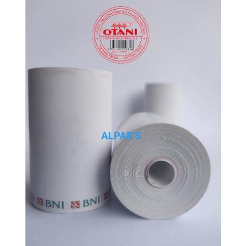 

(Q-R5R-☎) Kertas thermal struk BNI . 57X36mm. Terbaru proses cepat