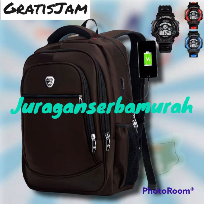 Tas ransel Sekolah  Laki laki-laki SD SMP SMA  ukuran besar murah