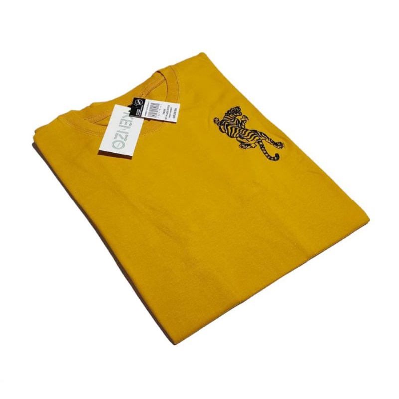 Kaos tshirt Kz harimau logo bordir terbaru bahan catton combed 24s