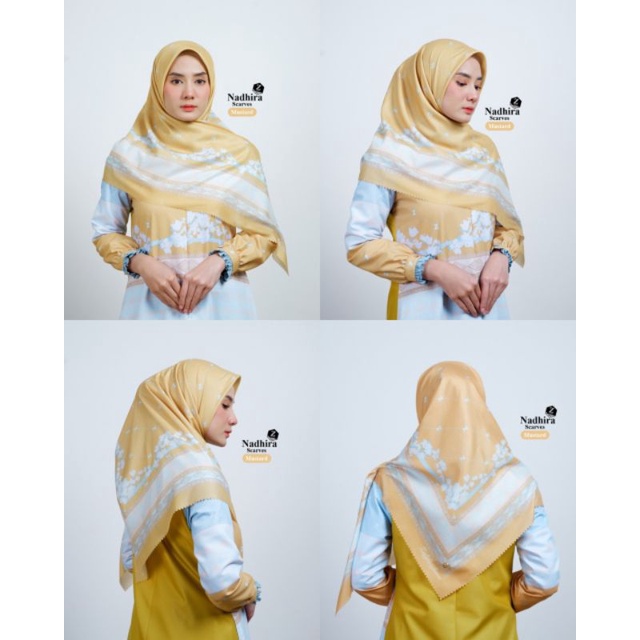 ZALIFA SCARVES NADHIRA SERIES | KERUDUNG VOAL SEGI EMPAT HIJAB