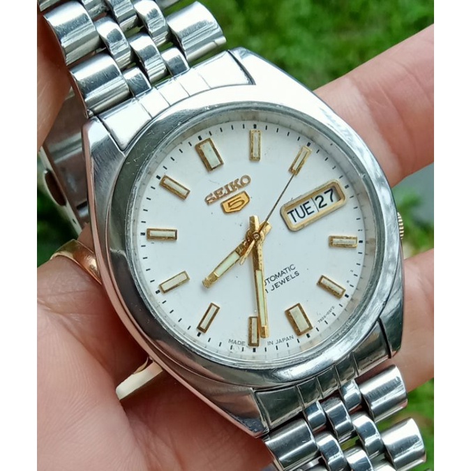 Seiko5 Automatic cal 7s26-00X0 White Dial Second
